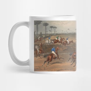 Leamington Grand Steeple Chase - Mr. Christian on Scripton by Charles Hunt Mug